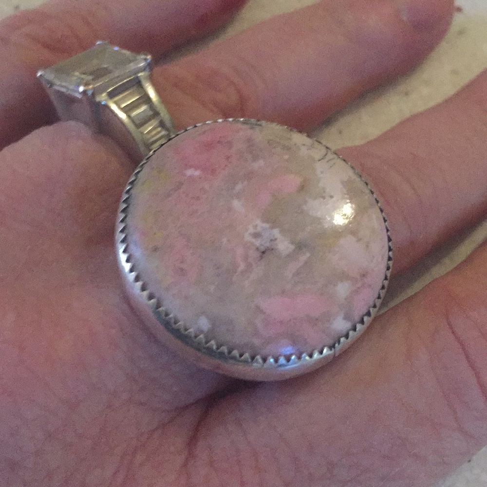 NWT sterling silver strawberries & cream ring